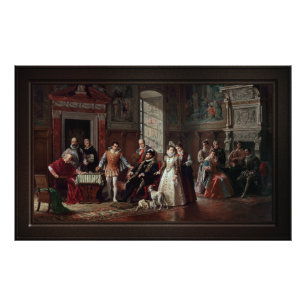 Leonardo da Cutro and Ruy Lopez Play Chess Photo Print