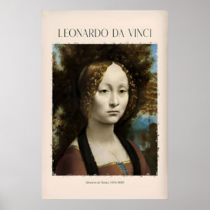 Leonardo da Vinci Art Print - Ginevra de Benci