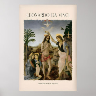 Leonardo da Vinci Art Print The Baptism of
