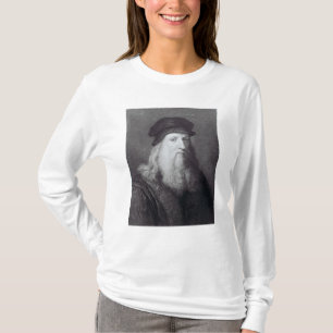 Leonardo da Vinci, engraved by Raphael T-Shirt