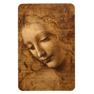 Leonardo Da Vinci Head Of A Woman Magnet