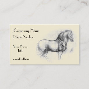 Leonardo-da-Vinci-horse Business Card