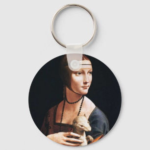 Leonardo Da Vinci Lady with an Ermine Key Chain
