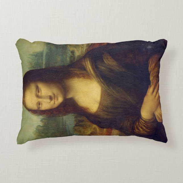 Leonardo Da Vinci - Lisa del Giocondo Decorative Cushion (Front)