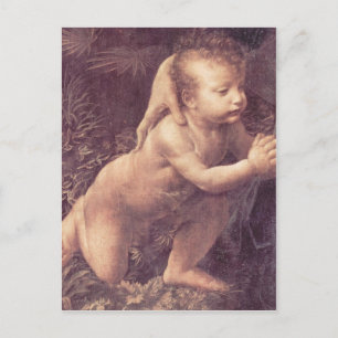 Leonardo da Vinci Madonna in der Felsengrotte, Sze Postcard