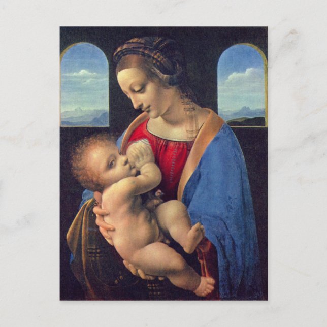 Leonardo da Vinci - Madonna Postcard (Front)