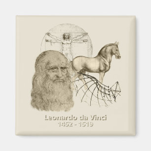 Leonardo da Vinci Magnet