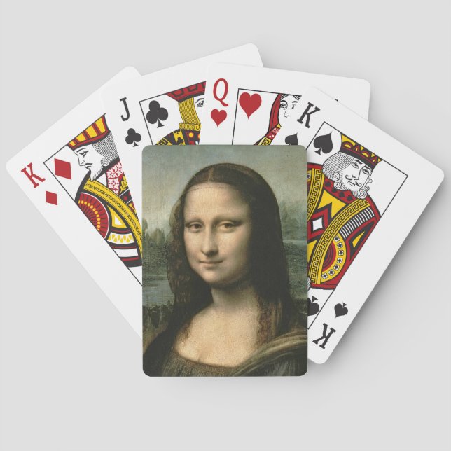 Leonardo da Vinci | Mona Lisa, c.1503-6 Playing Cards (Back)