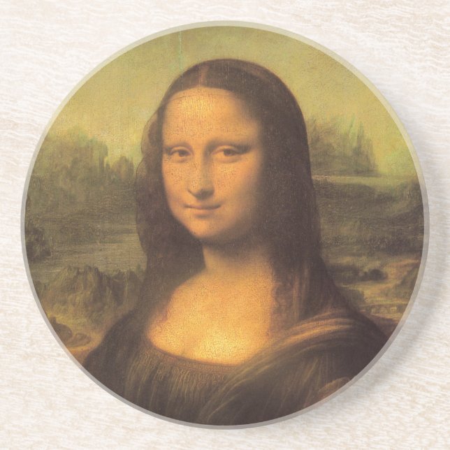 Leonardo Da Vinci' Mona Lisa Coaster (Front)