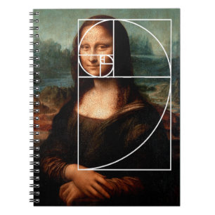 Leonardo da Vinci Mona Lisa Fibonacci Sequence Notebook