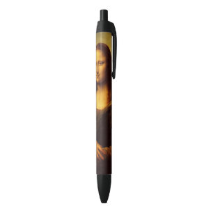 Leonardo Da Vinci Mona Lisa Fine Art Painting Black Ink Pen