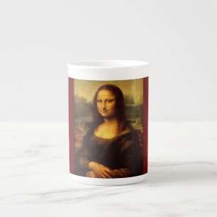 Leonardo Da Vinci Mona Lisa Fine Art Painting Bone China Mug