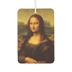 Leonardo Da Vinci Mona Lisa Fine Art Painting Car Air Freshener