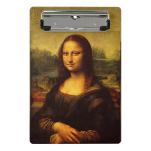 Leonardo Da Vinci Mona Lisa Fine Art Painting Mini Clipboard