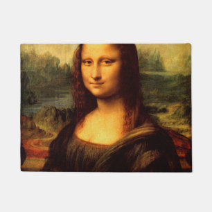 LEONARDO DA VINCI - Mona Lisa, La Gioconda 1503 Doormat