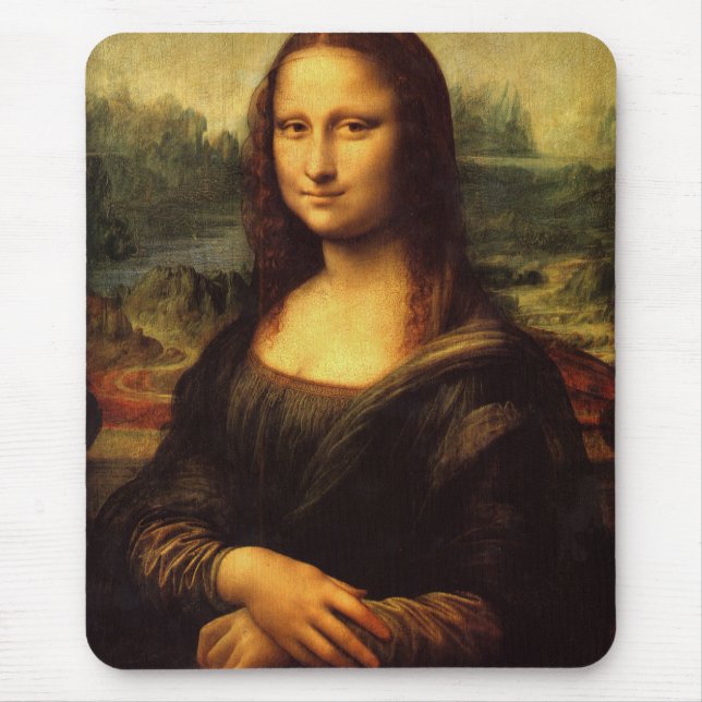 LEONARDO DA VINCI - Mona Lisa, La Gioconda 1503 Mouse Pad (Front)