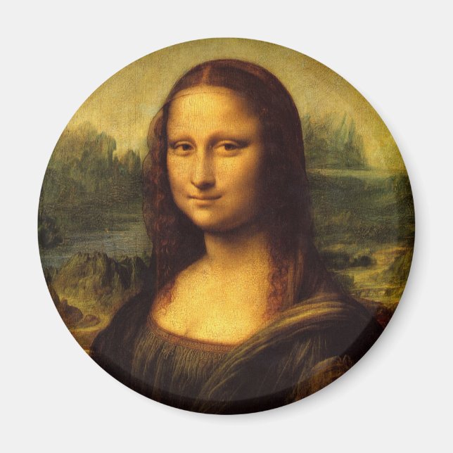 Leonardo Da Vinci  Mona Lisa Magnet (Front)