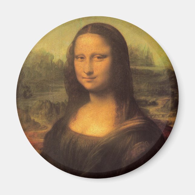 Leonardo Da Vinci' Mona Lisa Magnet (Front)