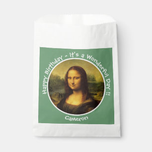 Leonardo da Vinci Mona Lisa Party Collection Favour Bags