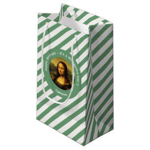 Leonardo da Vinci Mona Lisa Party Collection Small Gift Bag
