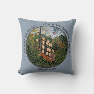 Leonardo da Vinci Mona Lisa Party Collection Throw Cushion