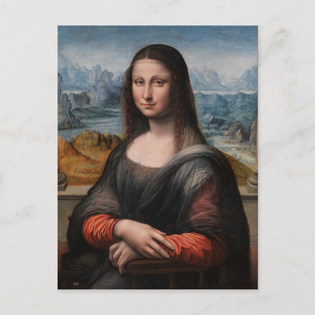 Leonardo da Vinci | Mona Lisa Postcard (Front)