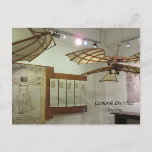 Leonardo Da Vinci Museum Pieces Postcard