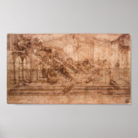 Leonardo da Vinci – Perspectival study