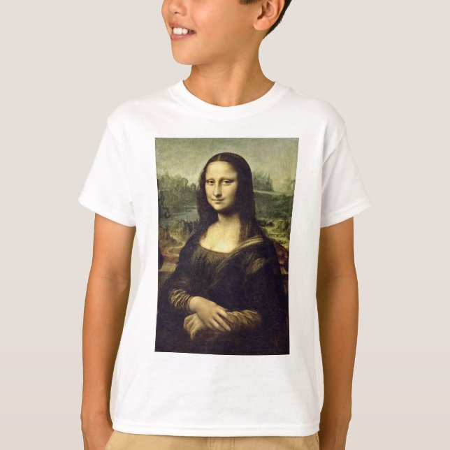 Leonardo Da Vinci -  Portrait de Mona Lisa. T-Shirt (Front)