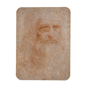 Leonardo Da Vinci, Presumed Self-Portrait Magnet