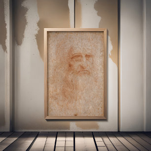 Leonardo Da Vinci, Presumed Self-Portrait Photo Print