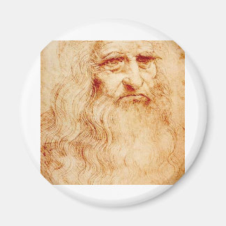 Leonardo da Vinci, purported self-portrait. Magnet