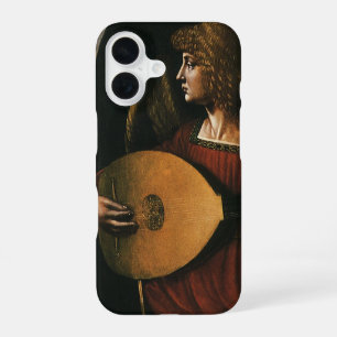 Leonardo da Vinci"s An Angel in Red with a Lute iPhone 16 Case
