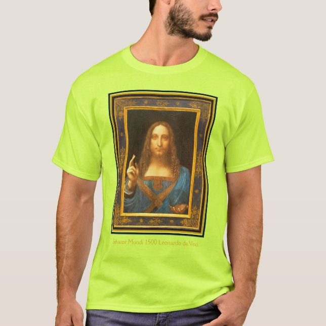Leonardo da Vinci Salvator Mundi Safety T-Shirt (Front)