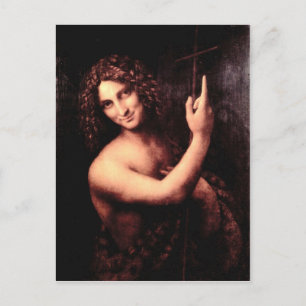 Leonardo da Vinci - St John the Baptist Postcard