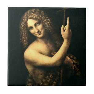 Leonardo Da Vinci - St. John The Baptist Tile
