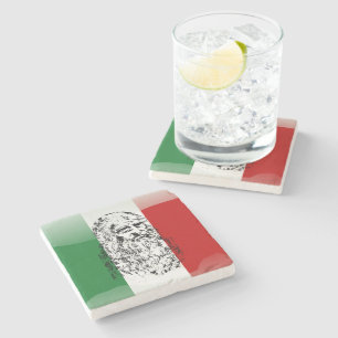 Leonardo da Vinci Stone Coaster