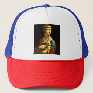 Leonardo Da Vinci - The Lady With An Ermine Trucker Hat
