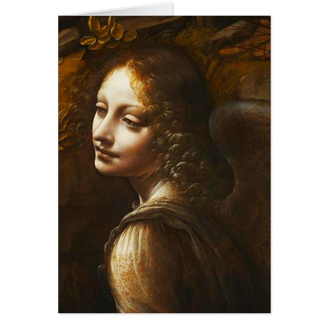 Leonardo da Vinci Virgin of the Rocks Angel (Front)