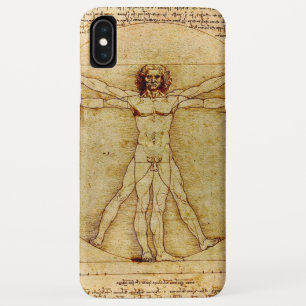 Leonardo da Vinci - Vitruvian Man drawing Case-Mate iPhone Case