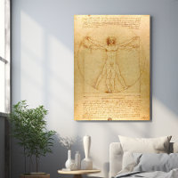 Leonardo Da Vinci, Vitruvian Man, Golden Ratio