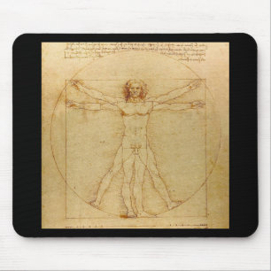 Leonardo da Vinci , Vitruvian Man Mouse Pad