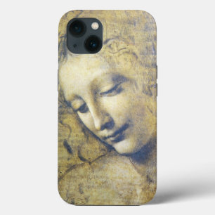 Leonardo da Vinci Young Woman Sketch Art iPhone 13 Case