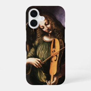 Leonardo da Vinci's Angel in Green with a Vielle iPhone 16 Case