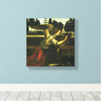 Leonardo da Vinci's Annunciation of the Lord Canvas Print