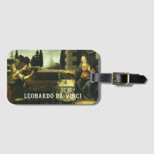 Leonardo da Vinci's Annunciation of the Lord Luggage Tag