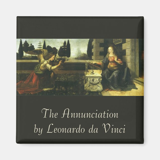 Leonardo da Vinci's Annunciation of the Lord Magnet (Front)