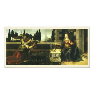 Leonardo da Vinci's Annunciation of the Lord Photo Print