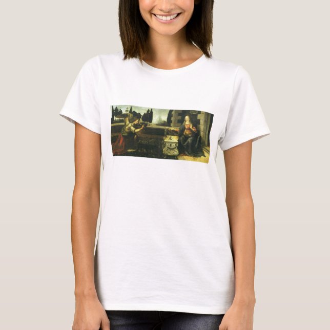 Leonardo da Vinci's Annunciation of the Lord T-Shirt (Front)