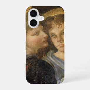 Leonardo da Vinci's Baptism of Christ Angels iPhone 16 Case
